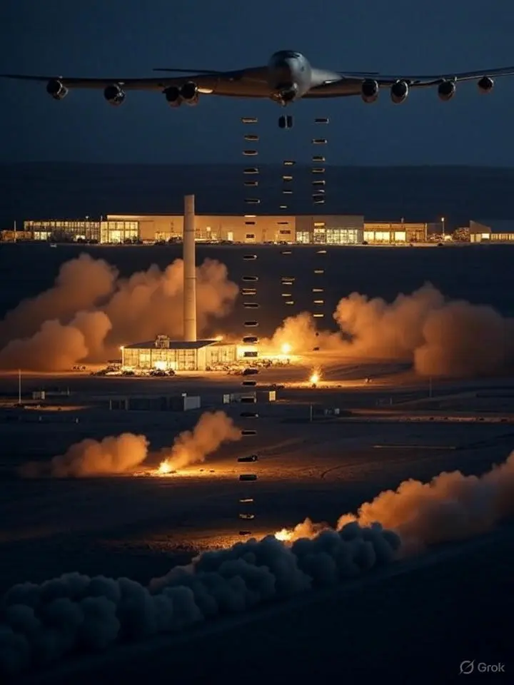 Israel-Iran Conflict U.S. Bombs Three Iranian Nuclear Sites
